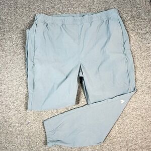 Eddie Bauer First Ascent Women 16 Hiking Pants Blue Gray Joggers Water Repellent
